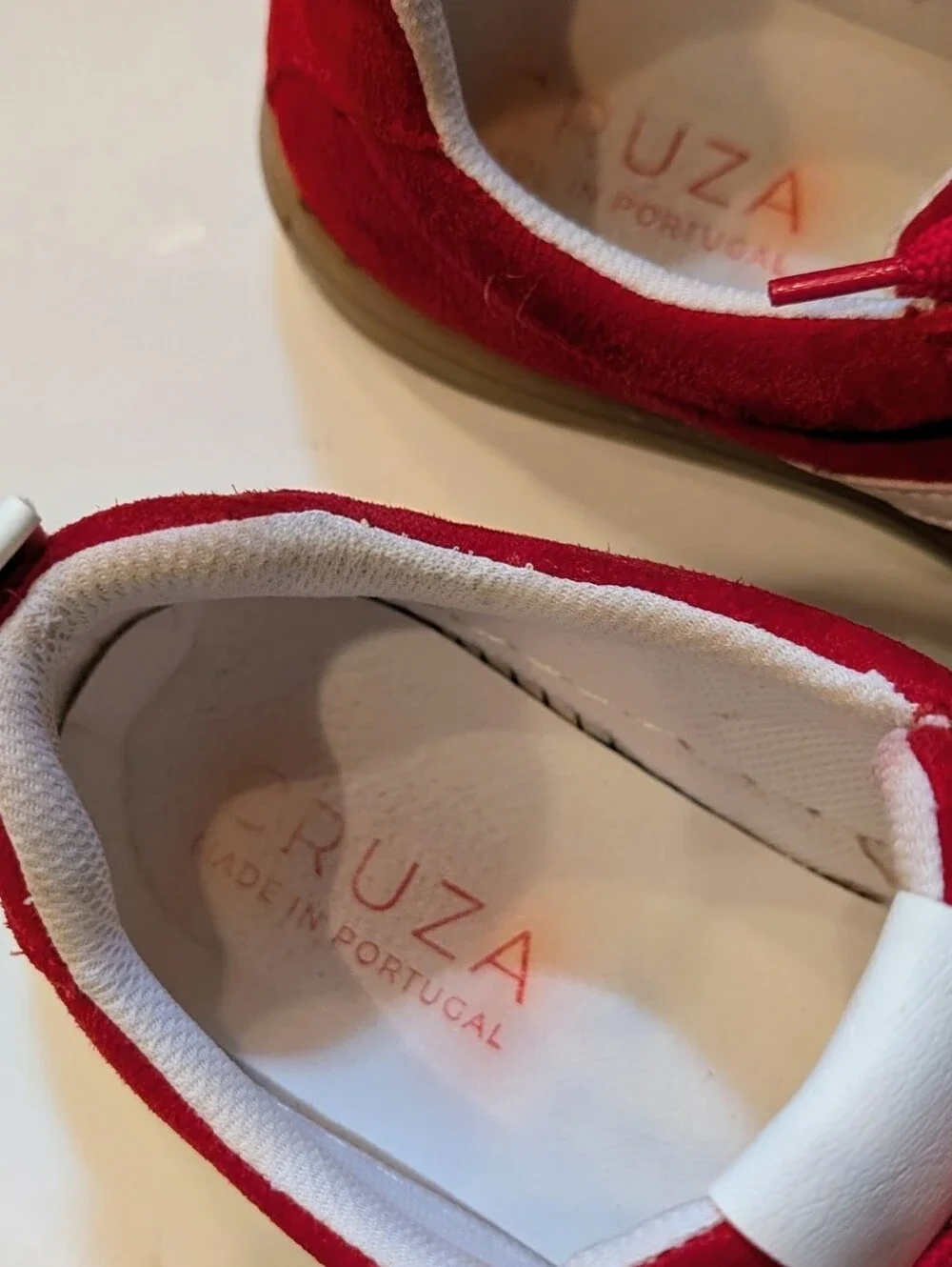 Cruza Suede Retro 70's Style Sneakers Made In Portugal Women's Size 8.5 EU 39